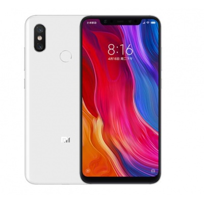 小米8 全面屏游戏智能手机 6GB+128GB 白色 全网通4G 双卡双待