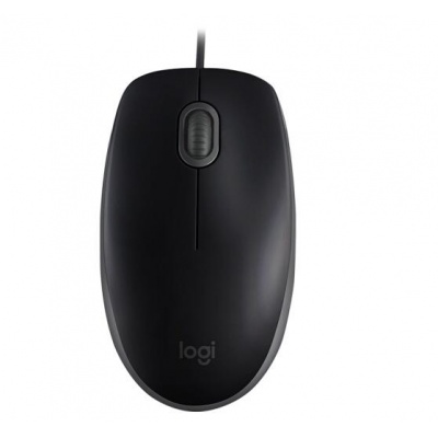 罗技（ Logitech） M110 有线静音鼠标 黑色 三年质保