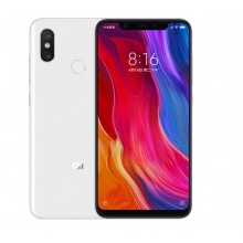 小米8 全面屏游戏智能手机 6GB+128GB 白色 全网通4G 双卡双待