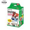 富士（FUJIFILM）INSTAX 一次成像相机 MINI相纸（胶片）白边（双包装）