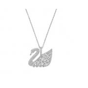 SWAROVSKI 施华洛世奇 银天鹅 浪漫天鹅大号链坠 Swan Lake 项链女 专柜同款