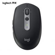 罗技（Logitech）M590 鼠标 无线蓝牙鼠标 办公鼠标 静音鼠标 对称鼠标 优联 石墨黑 自营 带无线2.4G接收器