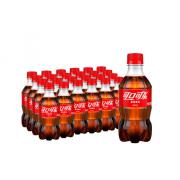 可口可乐 Coca-Cola 汽水 碳酸饮料 300ml*24瓶 整箱装